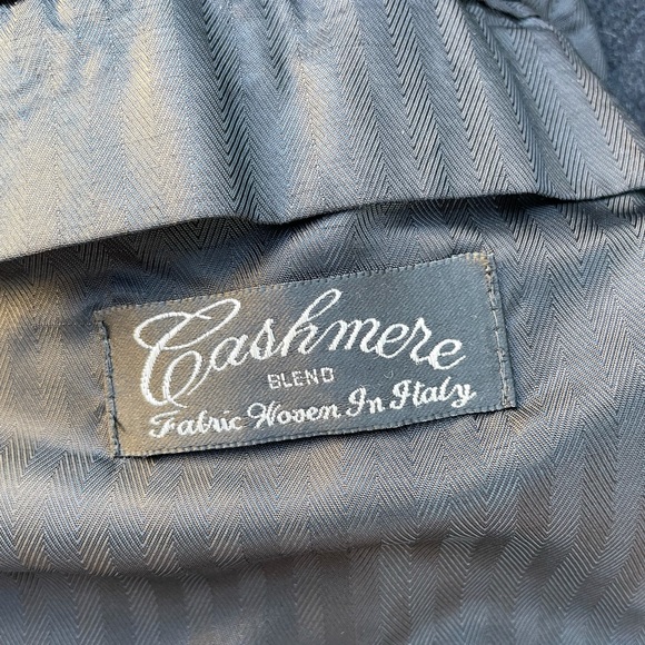 Vintage Kasper Cashmere blend long trench coat - Picture 7 of 9